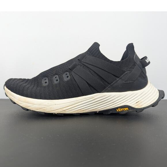 Merrell Mens Size 12 Black FloatPro Vibram Trail Running Shoes Sneakers - Picture 1 of 10